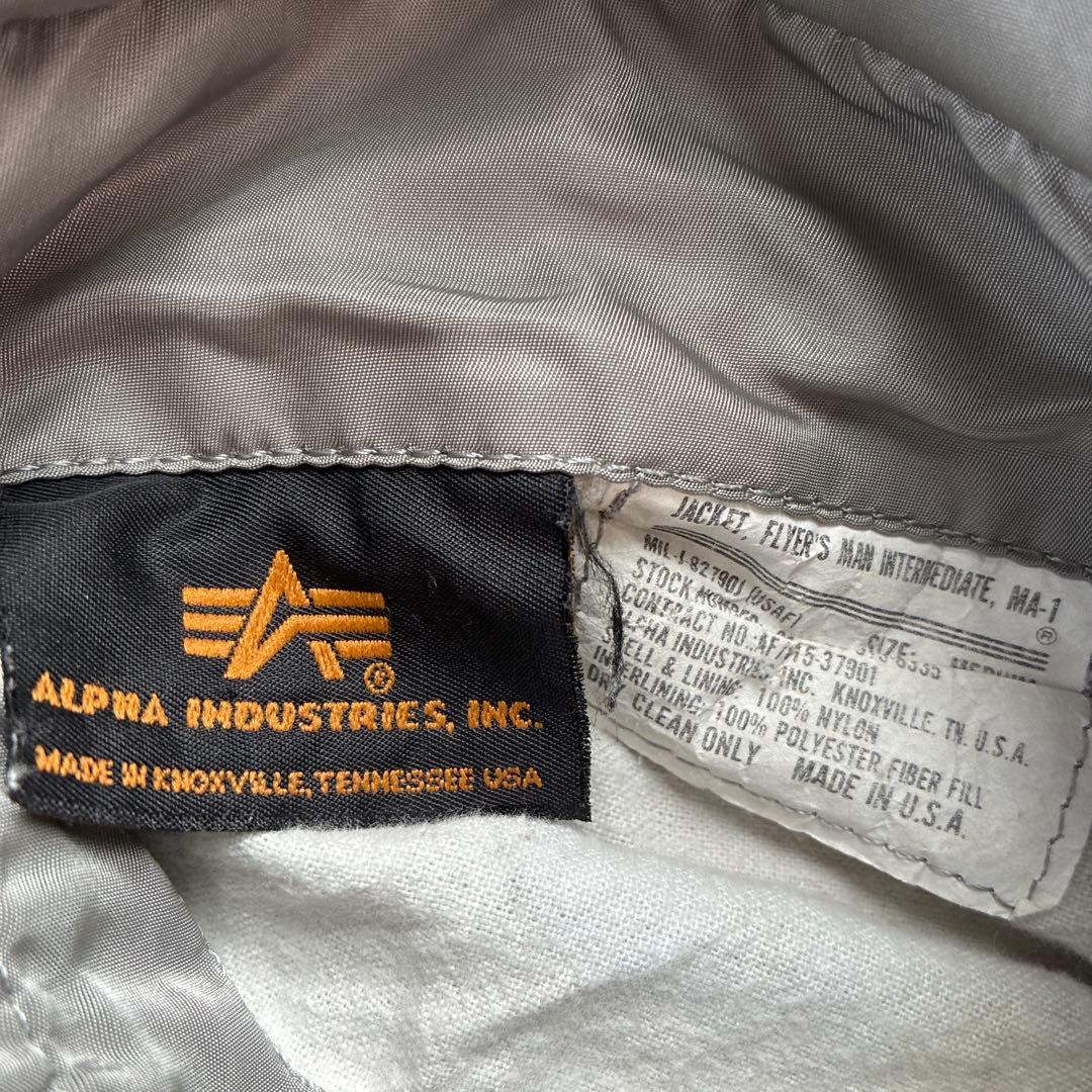70〜80s ALPHA INDUSTRIES MA-1 USA アルファ