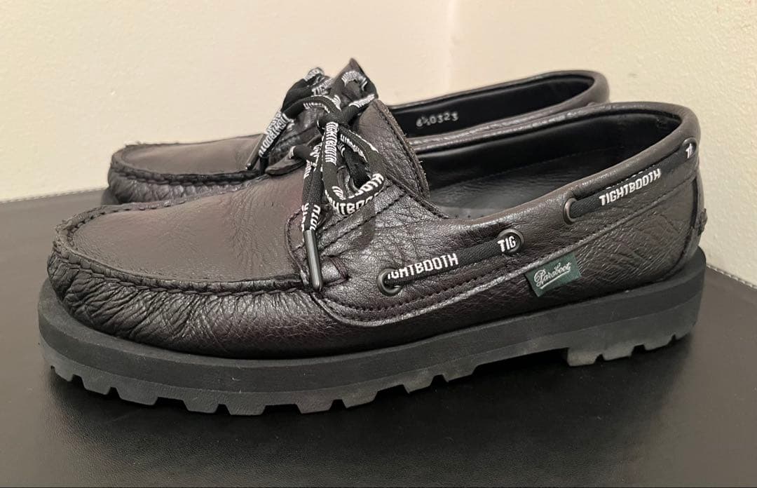 PARABOOT TIGHTBOOTH BIRTHデッキシューズ 6.5 黒