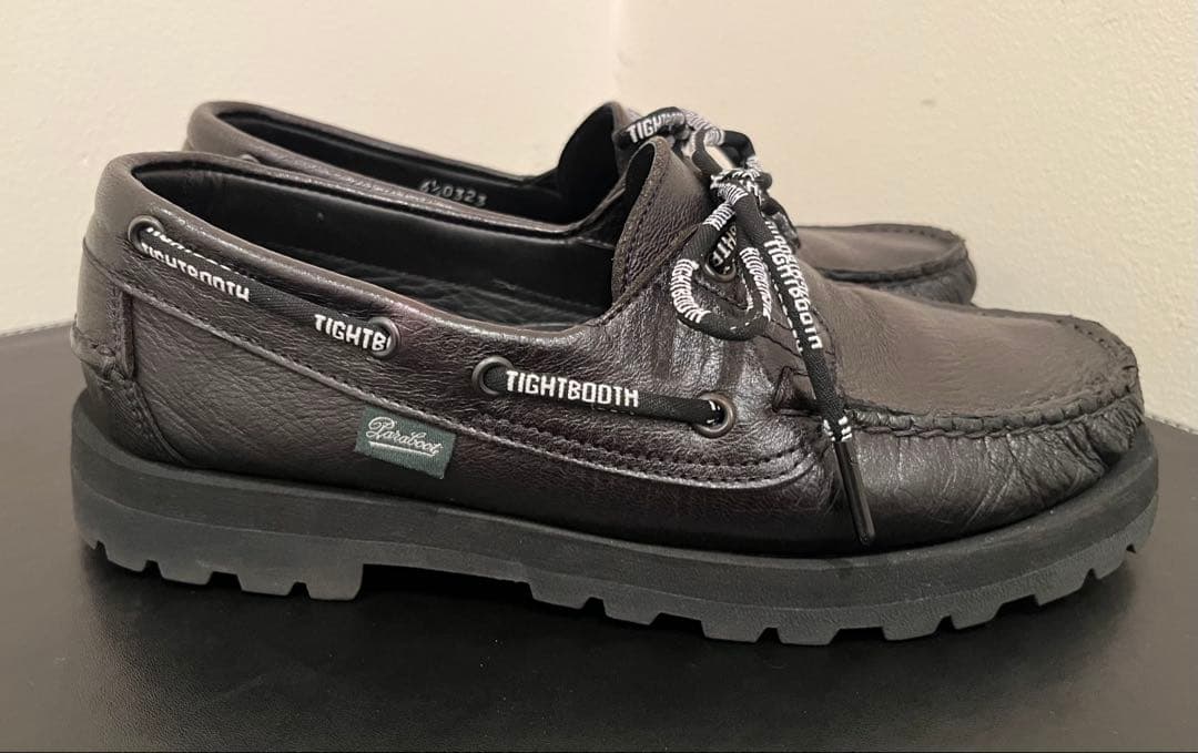 PARABOOT TIGHTBOOTH BIRTHデッキシューズ 6.5 黒