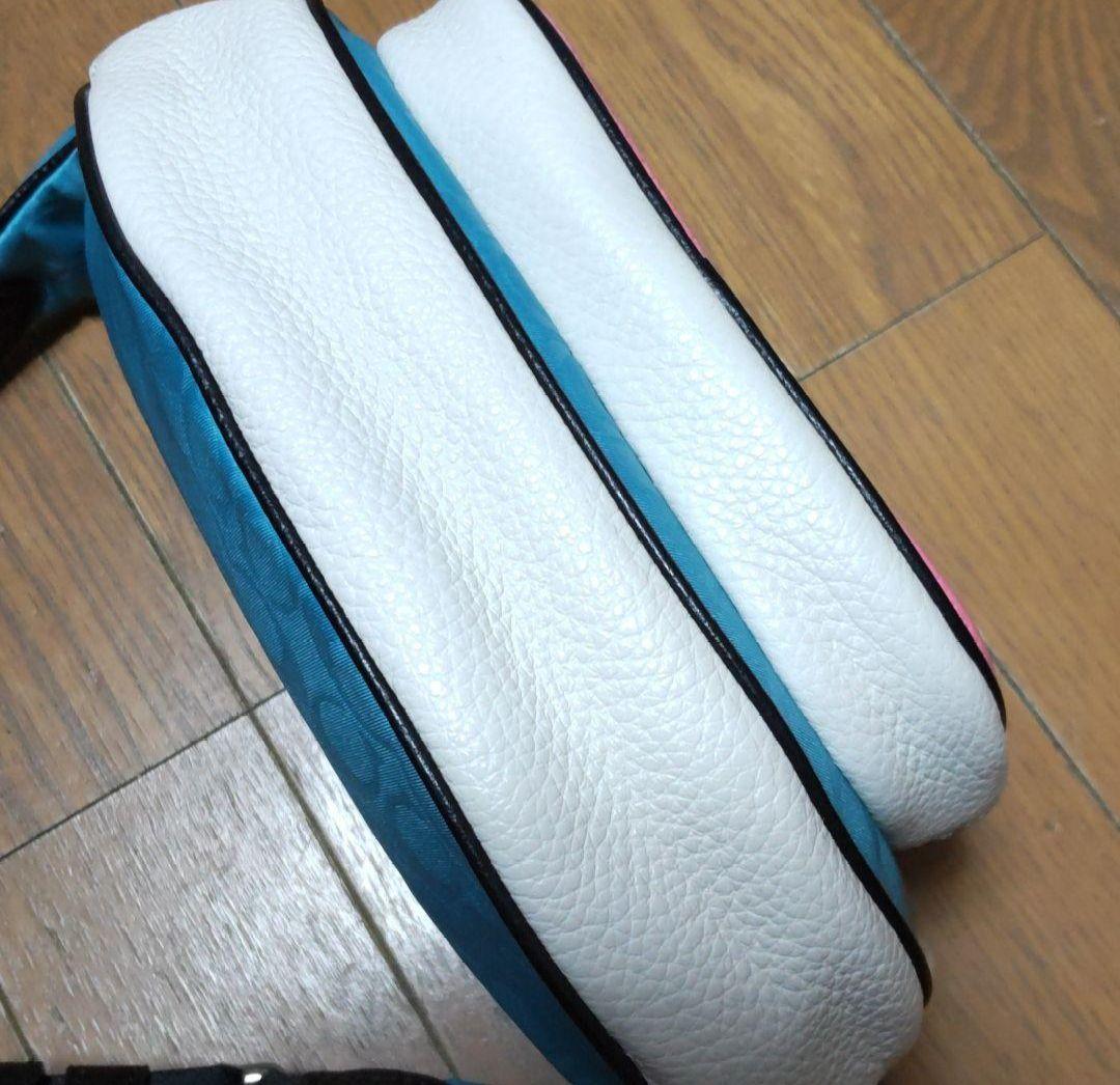 新品 COACHコーチ マルチカラー ウエストポーチ ボディバッグ シグネチャー