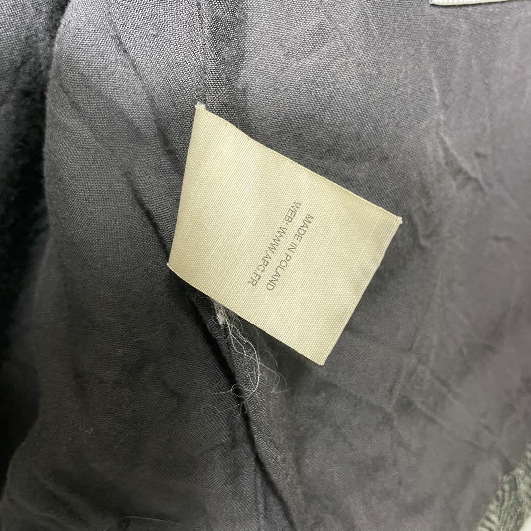 希少コラボ A.P.C ハリスツイード ジップアップツイードブルゾン ジャケット
