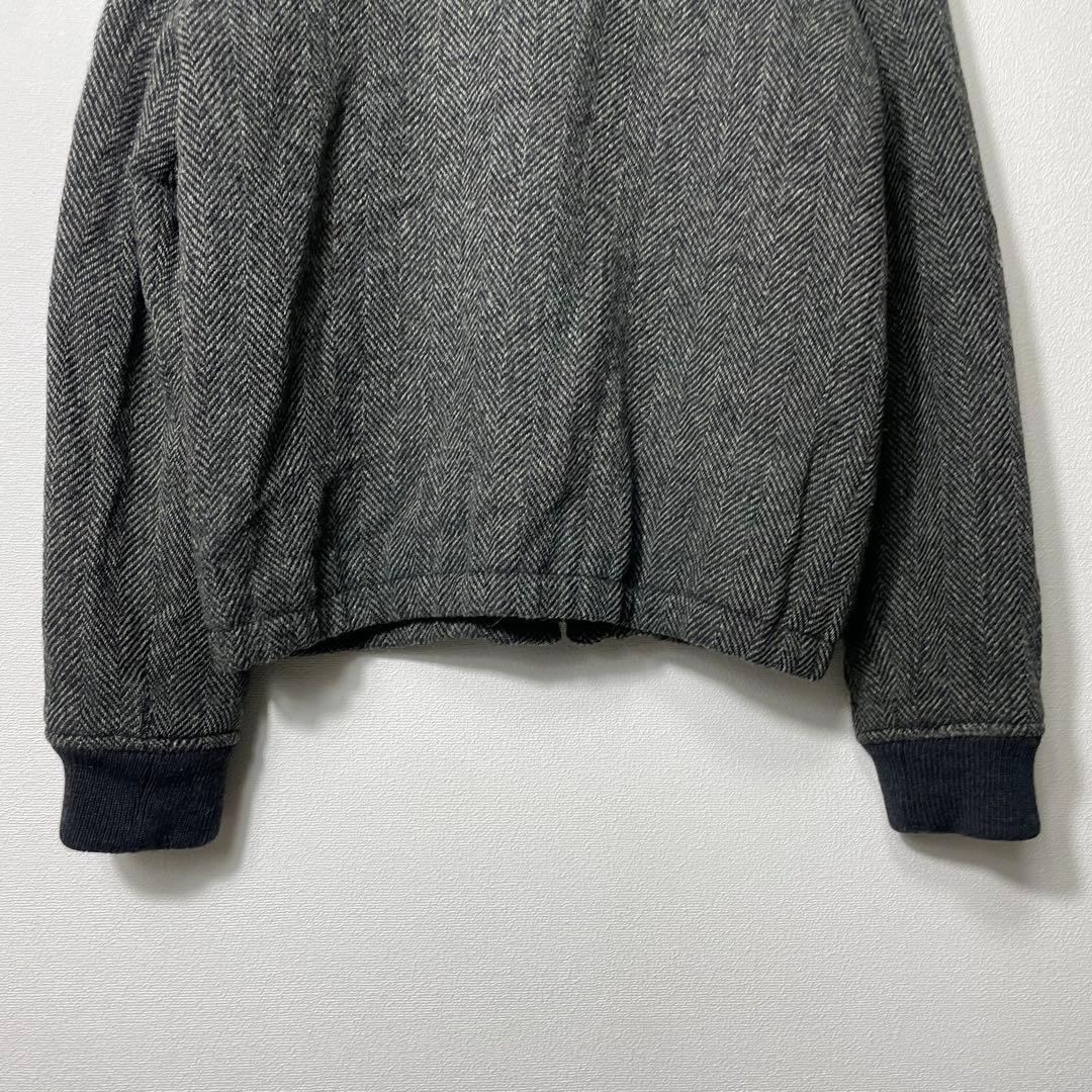希少コラボ A.P.C ハリスツイード ジップアップツイードブルゾン ジャケット