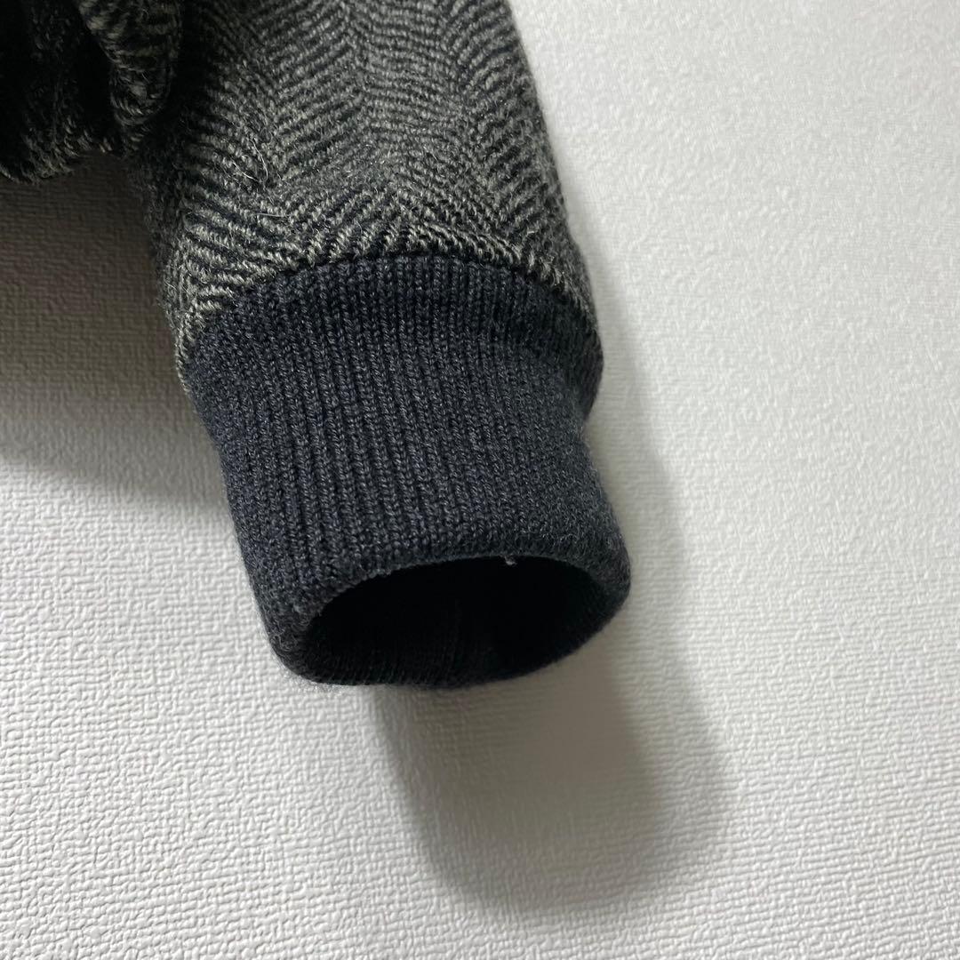 希少コラボ A.P.C ハリスツイード ジップアップツイードブルゾン ジャケット