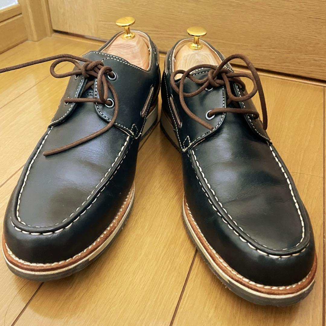 超美品 リーガル W352AG デッキシューズ 革靴　　モカシン 天然皮革