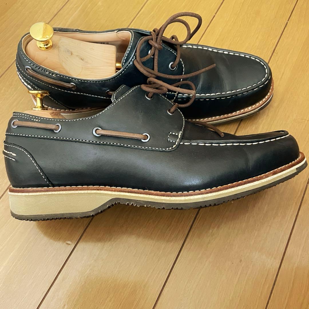 超美品 リーガル W352AG デッキシューズ 革靴　　モカシン 天然皮革