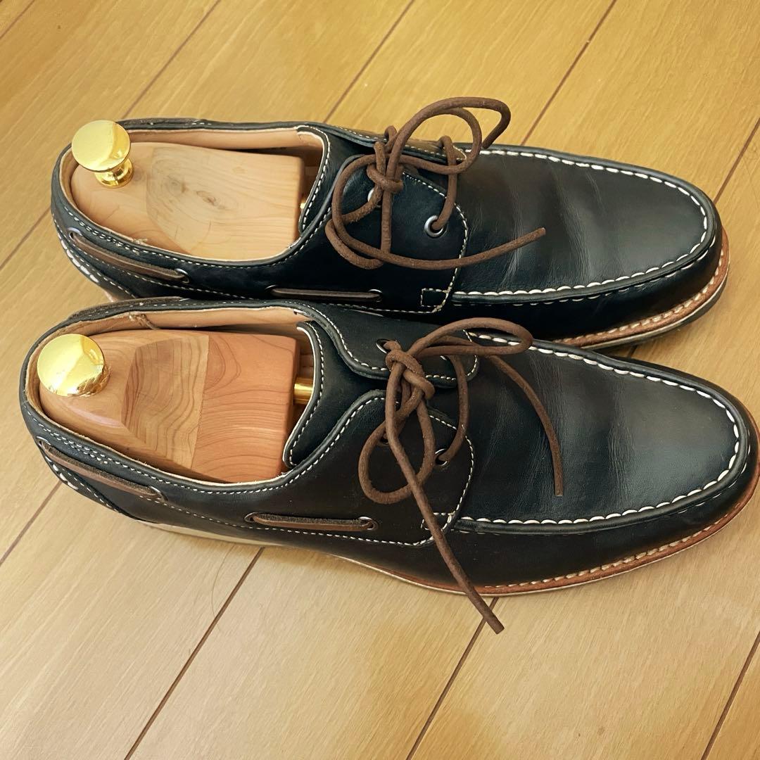 超美品 リーガル W352AG デッキシューズ 革靴　　モカシン 天然皮革
