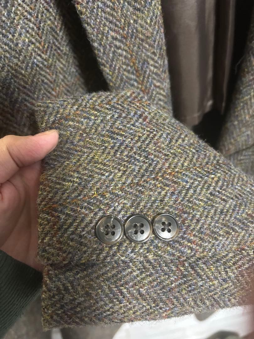 Harris Tweed ヘリンボーンジャケット サイズ4