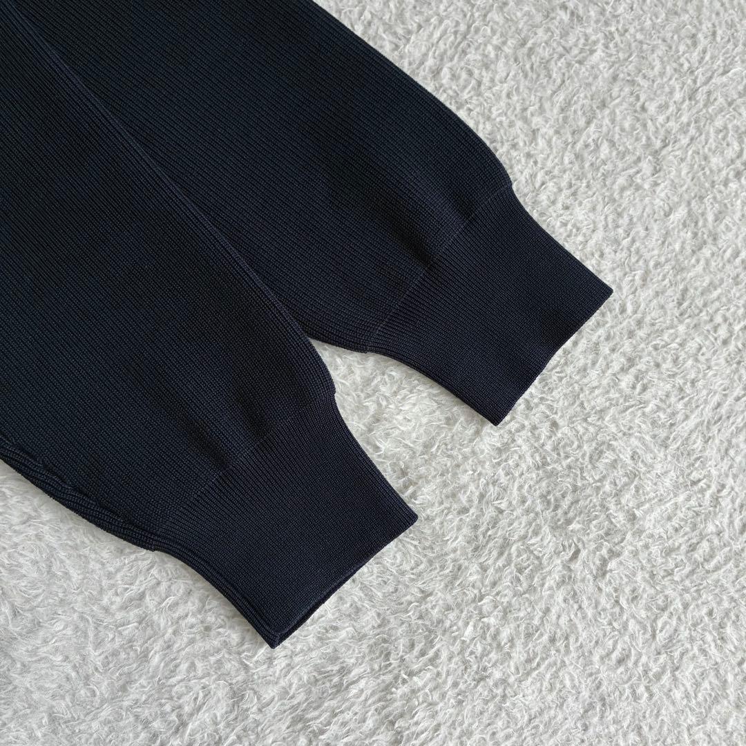 美品 ボールジィ 2WAY パールコンビクルーネックカーディガン 24SS 春服