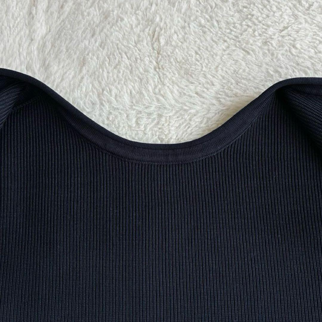 美品 ボールジィ 2WAY パールコンビクルーネックカーディガン 24SS 春服