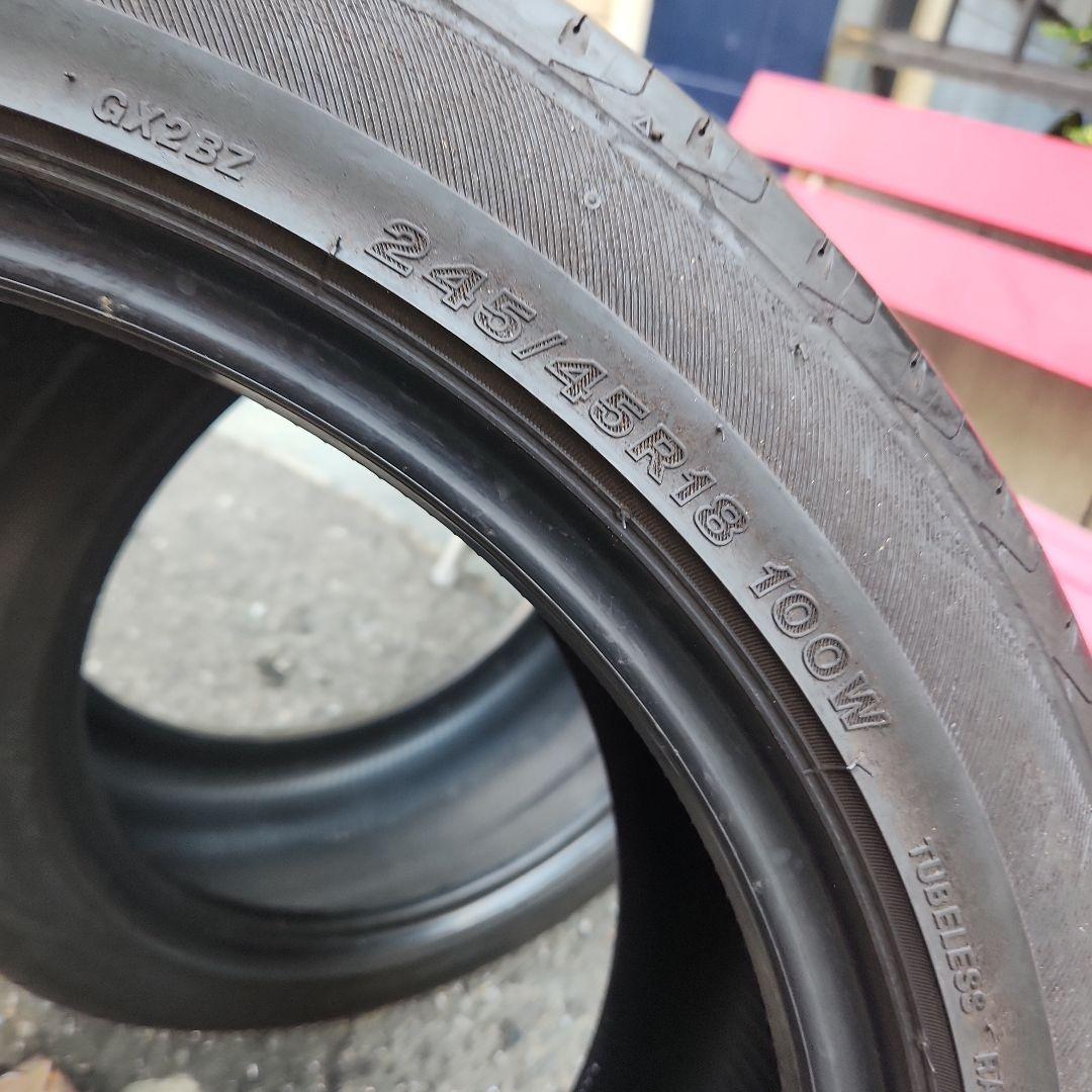 245/45R18　サマータイヤ　2本セット 20年製