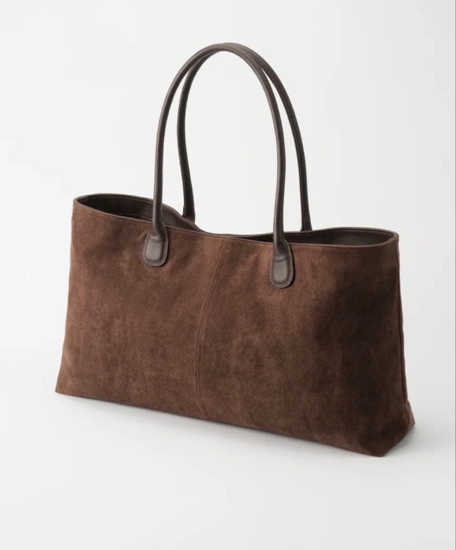 Muori Suède Boston Bag スエードボストンバッグ　ブラウン
