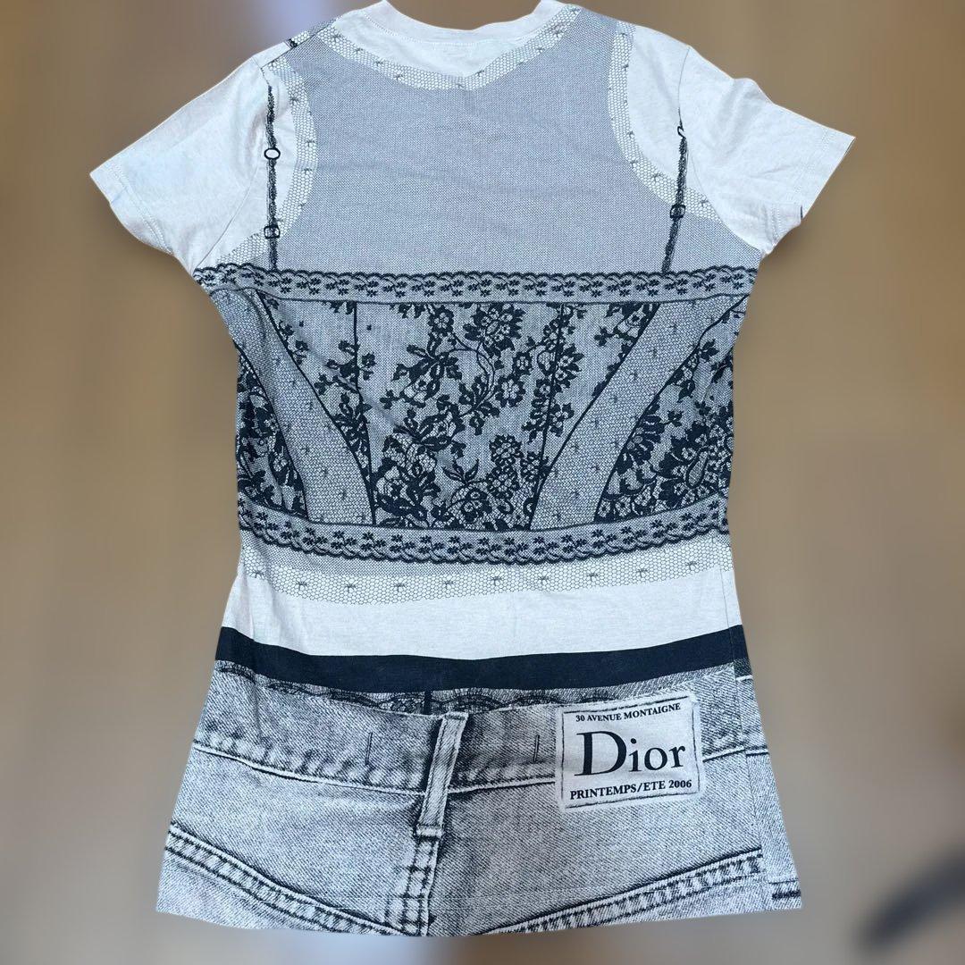 Christian Dior トランプルイユ Tシャツ ガリアーノ期