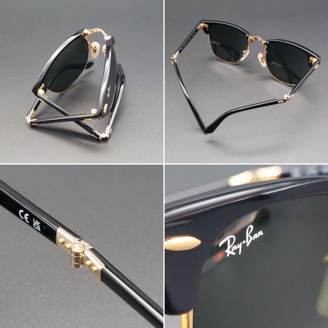 【極美品】Ray-Ban　レイバン　サングラス ブラック/ゴールド　大人気モデル
