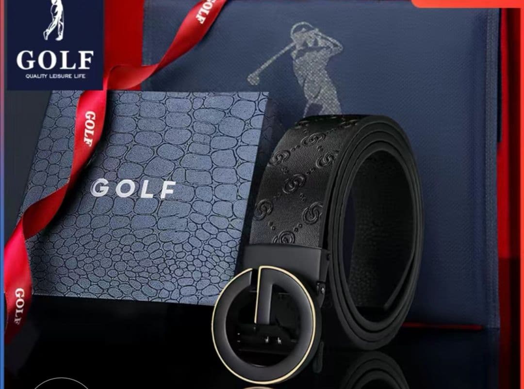 GOLF ゴルフ 牛革ベルト男女兼用