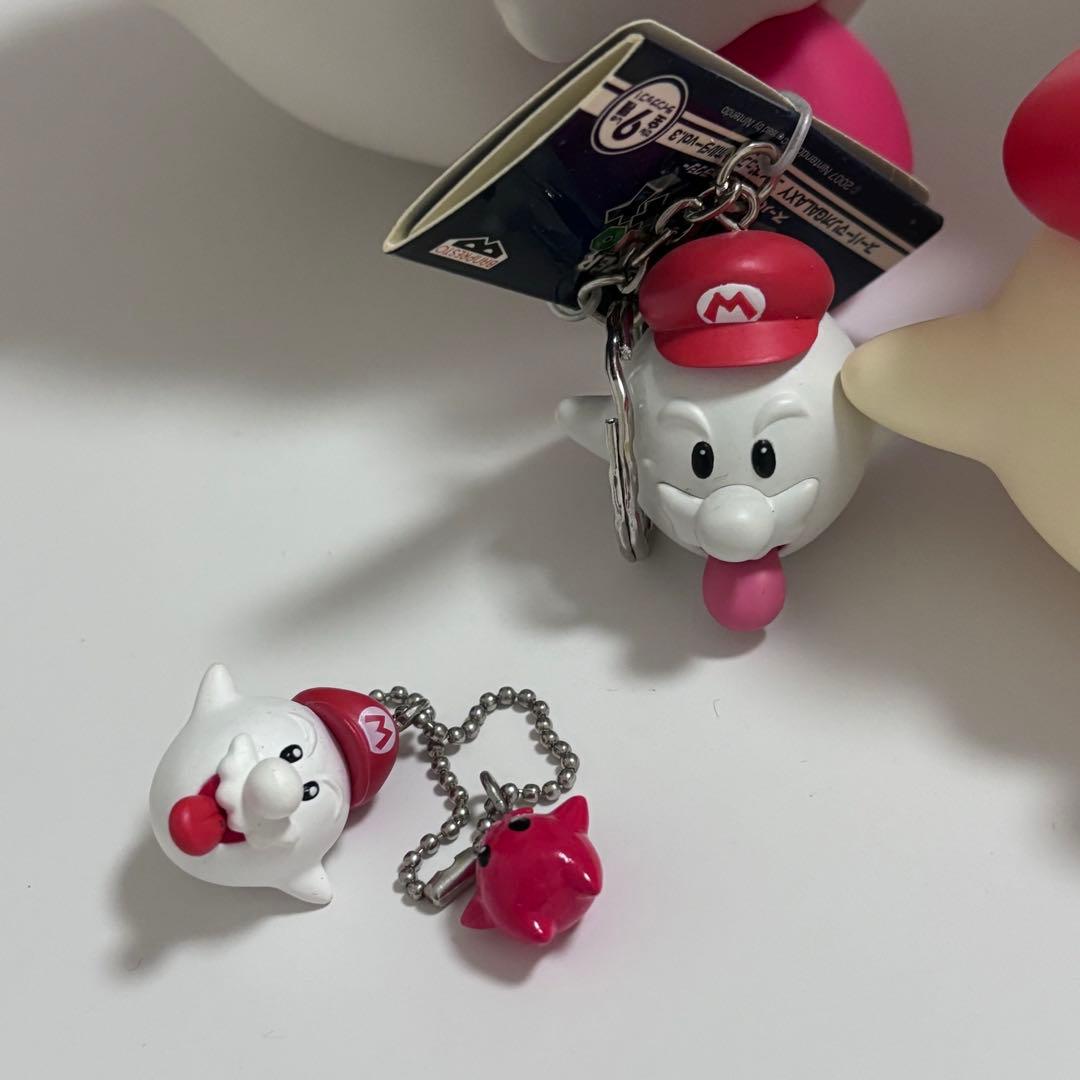 オバケマリオ　ソフビ　フィギュア　キーホルダー　セット