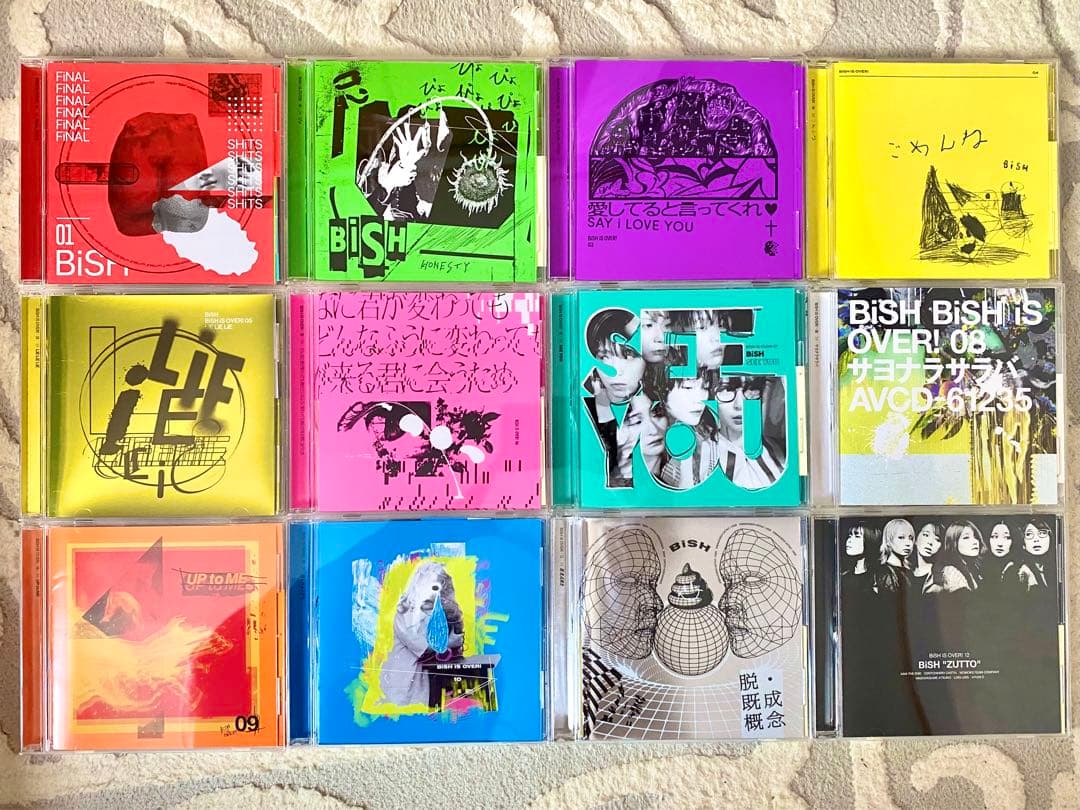 BiSH 12ヶ月連続リリース　CD セット