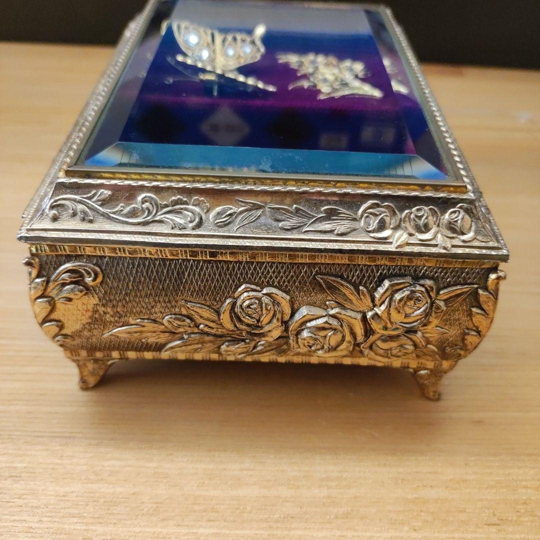 美品 小樽オルゴール堂 カノン BOX オルゴール蝶々