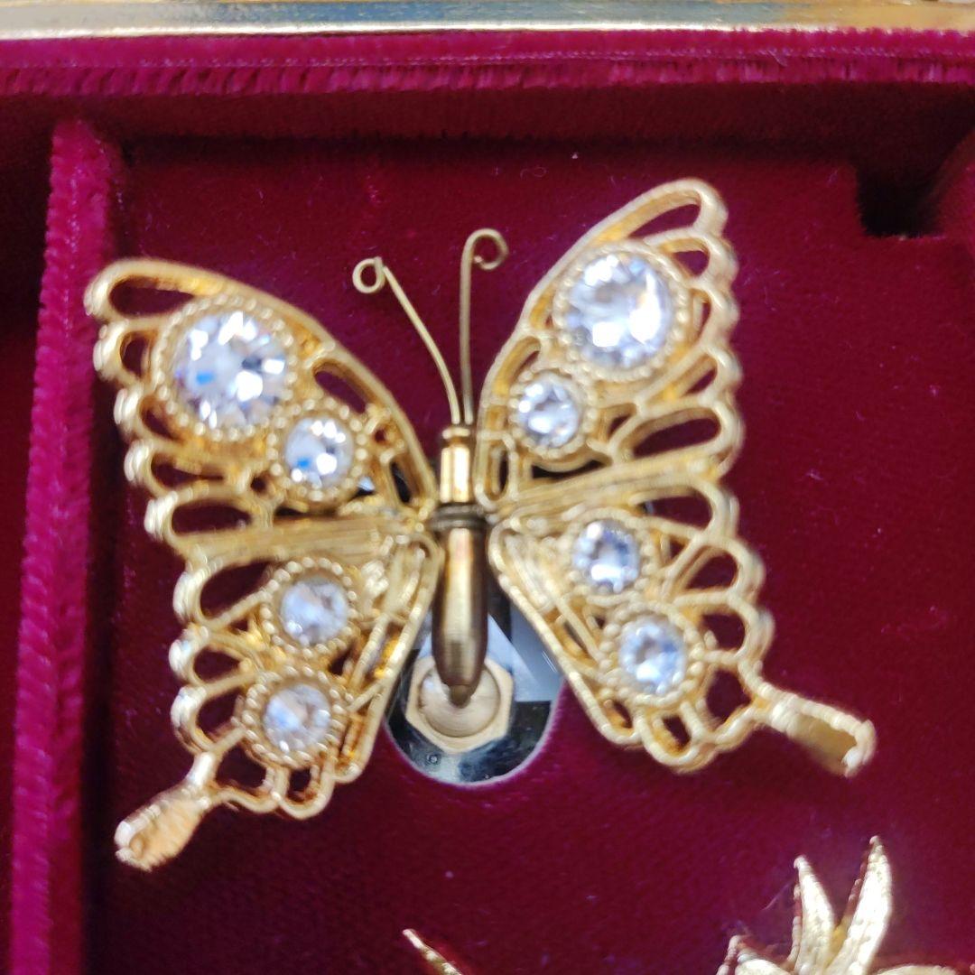 美品 小樽オルゴール堂 カノン BOX オルゴール蝶々