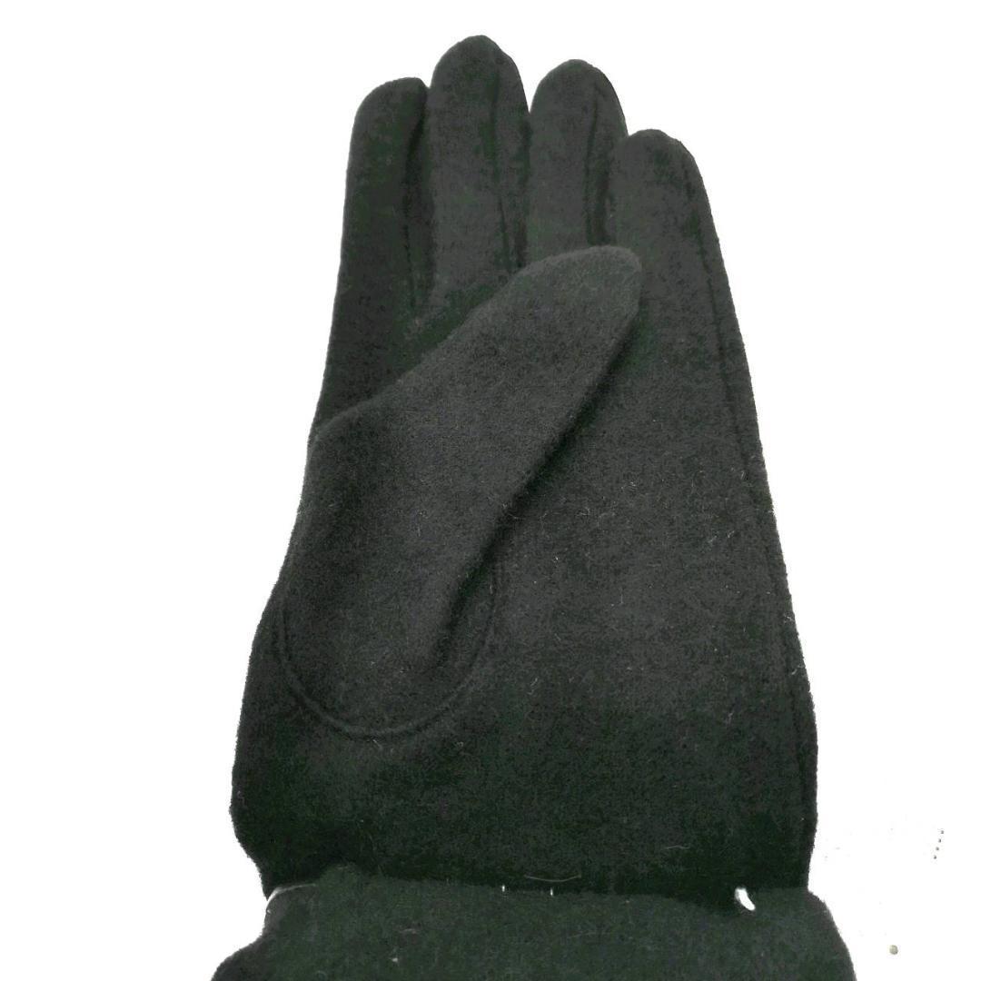 未使用 保管品 タグ付 ジバンシィ カシミヤ レザー 手袋 黒 日本製 本革
