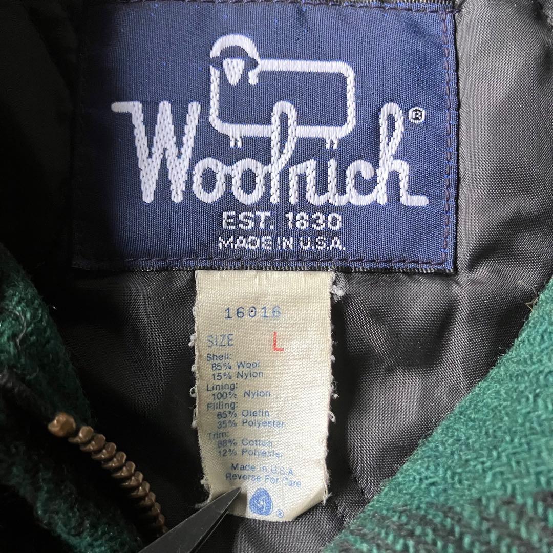 90s usa製 woolrich ブロックチェック　ジャケット　バッファロー