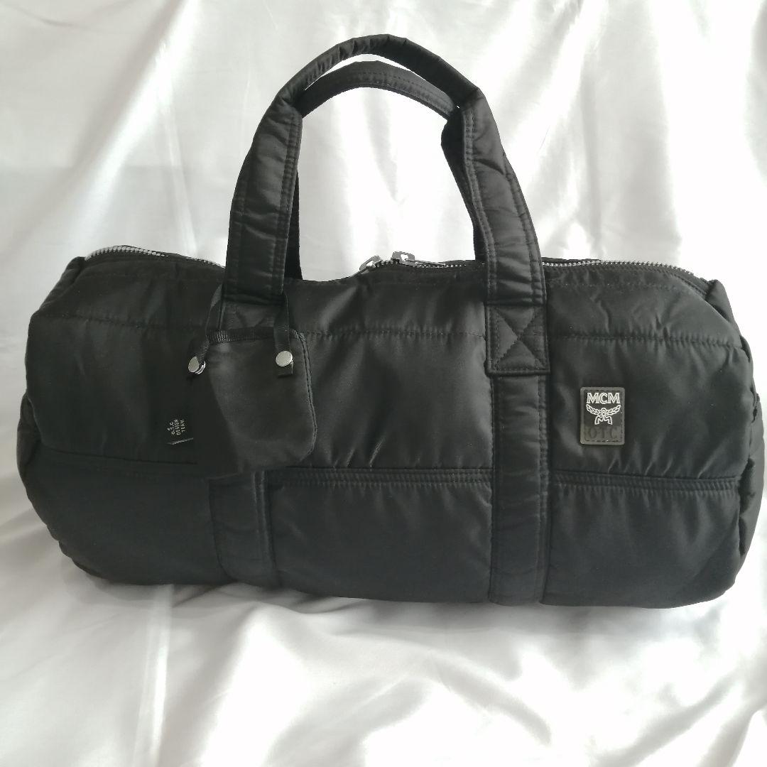 にゃみゃみょちょちゃみゅ！MCM ボストンバッグ ナイロン ブラック