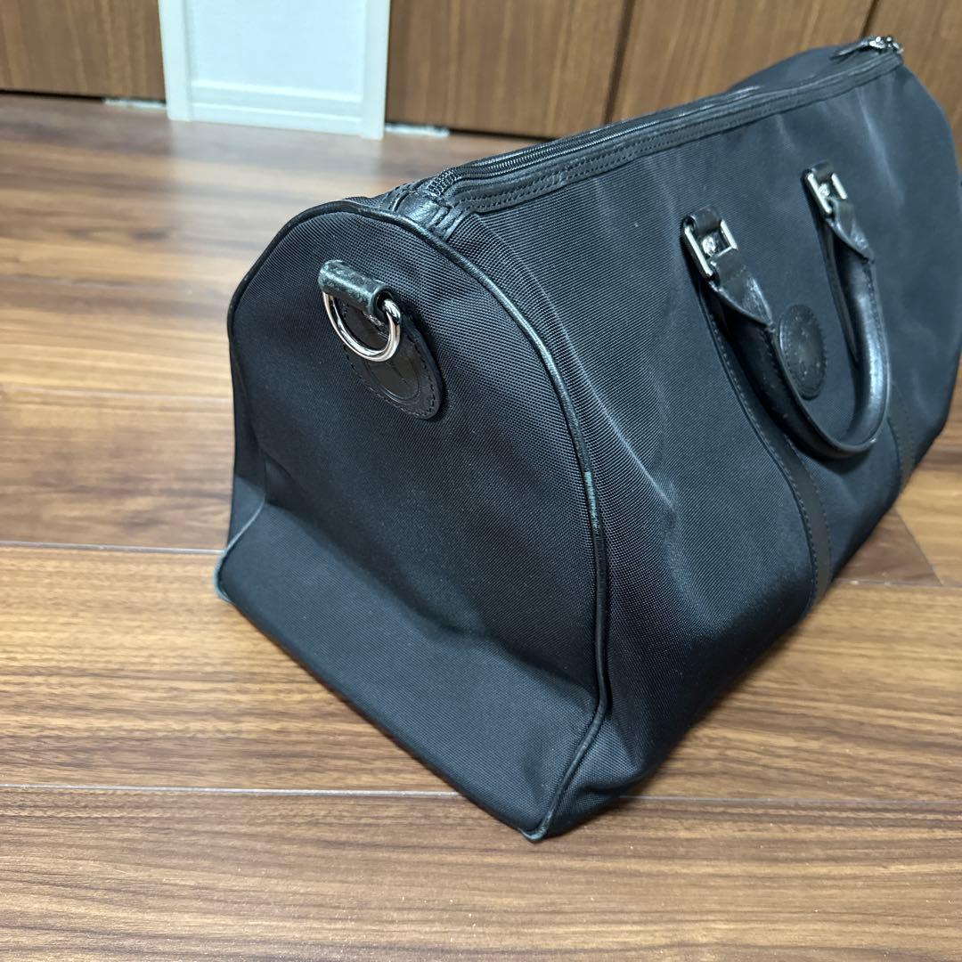 中古　ハンティングワールド×メルセデスベンツ　ボストンバッグ　黒
