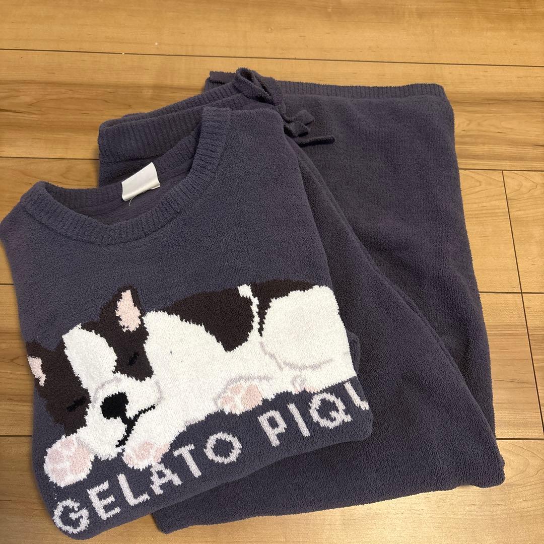 GELATO PIQUE 犬デザイン ルームウェア　上下セット