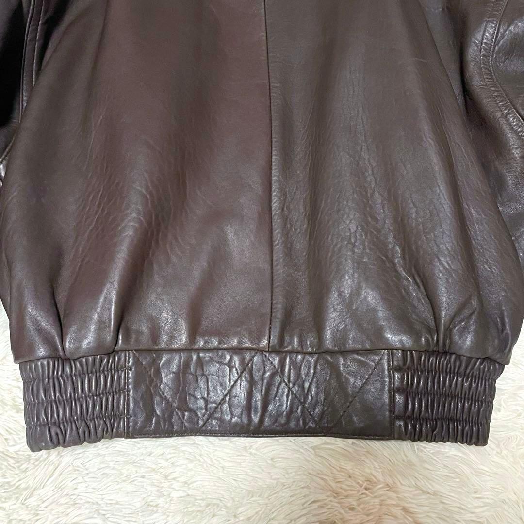 vintage フライトジャケット 羊革 G1 A2 レザージャケット　L 短丈