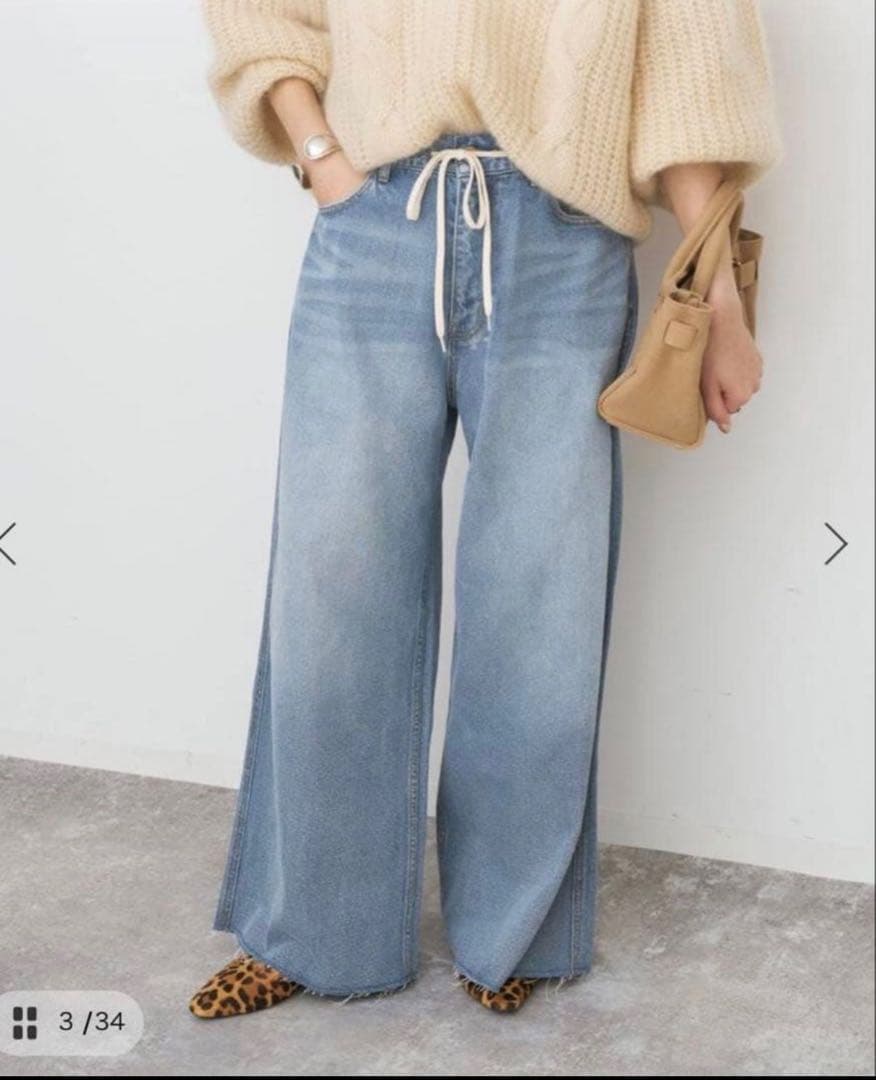 スピックアンドスパン5 1/2 12OZ DRAWSTRINGDENIM