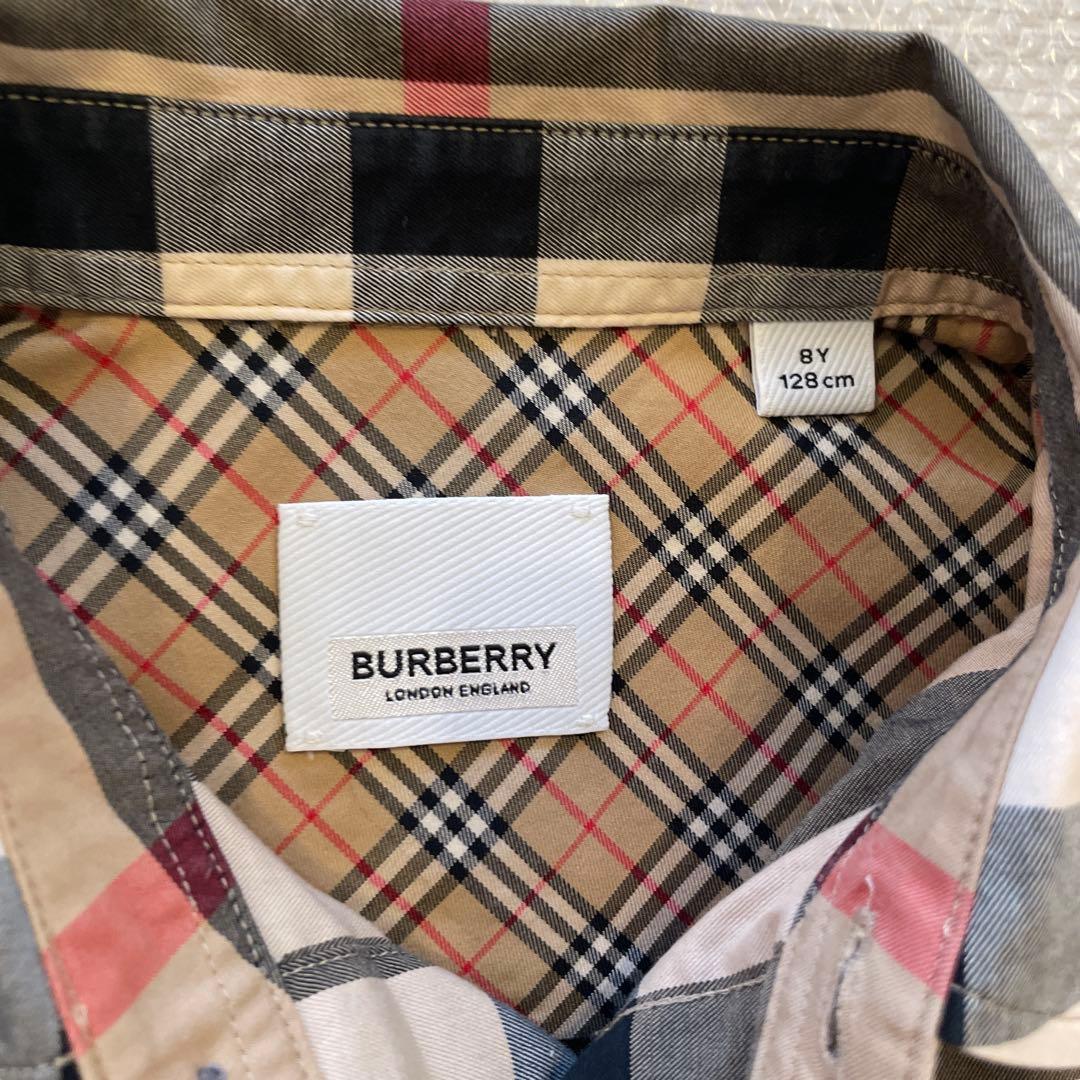 Burberry バーバリー　キッズ セットアップ8Y 128 シャツ　パンツ