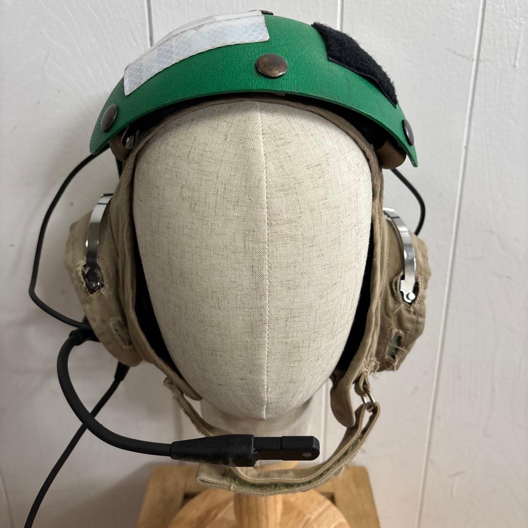 米軍実物　FLIGHT DECK CREWMAN'S HELMETSゴーグル付き