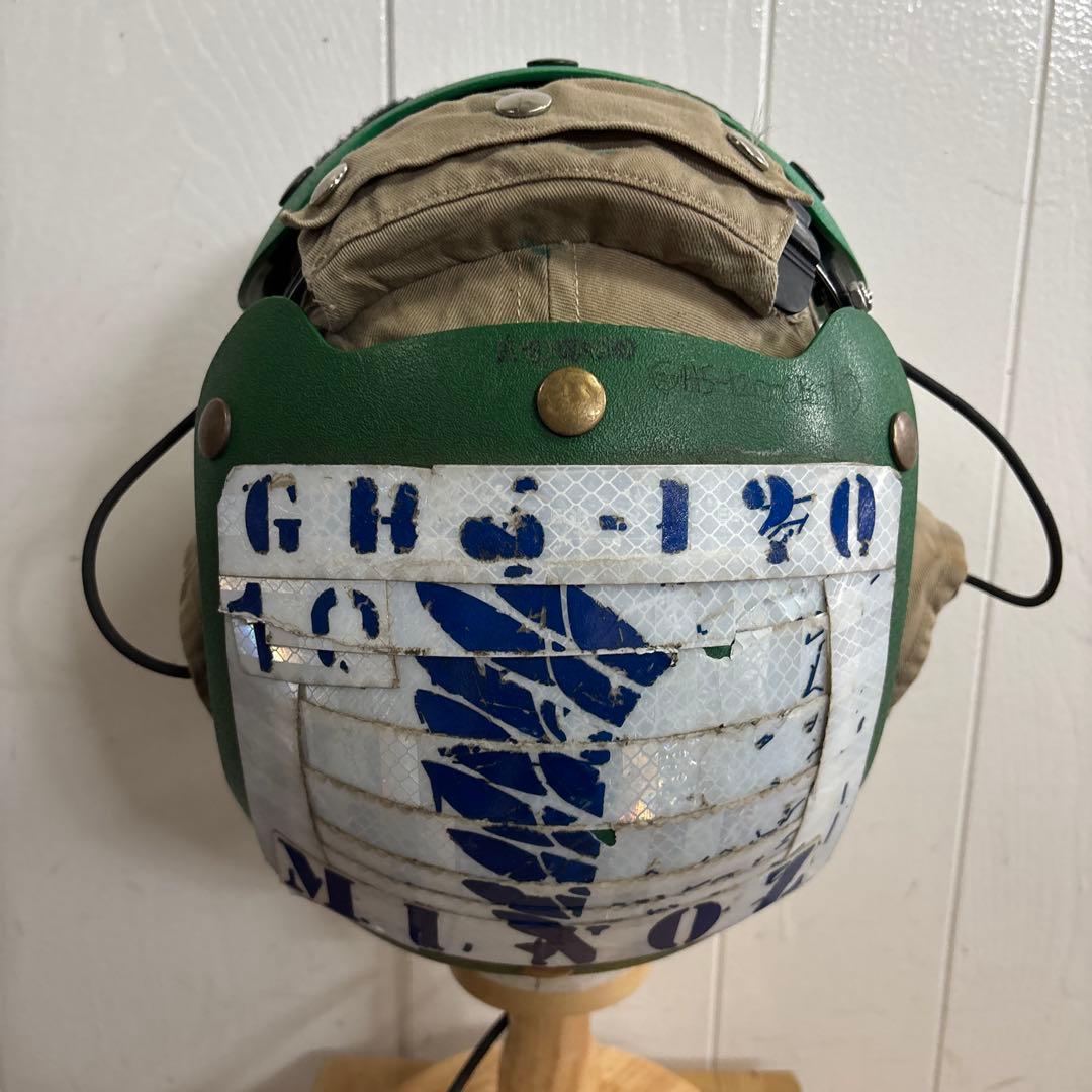 米軍実物　FLIGHT DECK CREWMAN'S HELMETSゴーグル付き