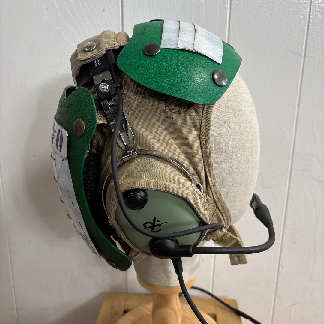 米軍実物　FLIGHT DECK CREWMAN'S HELMETSゴーグル付き