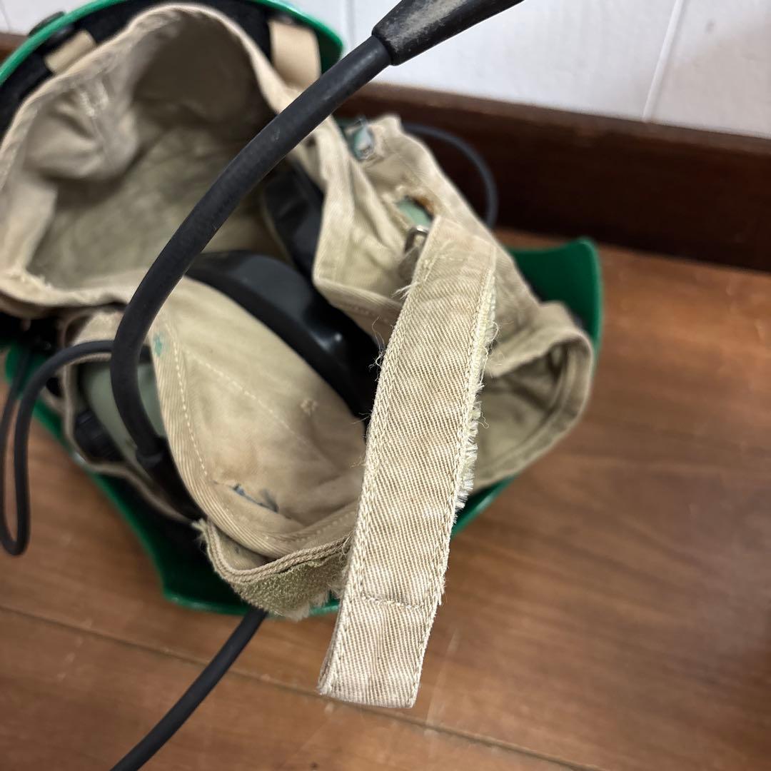 米軍実物　FLIGHT DECK CREWMAN'S HELMETSゴーグル付き