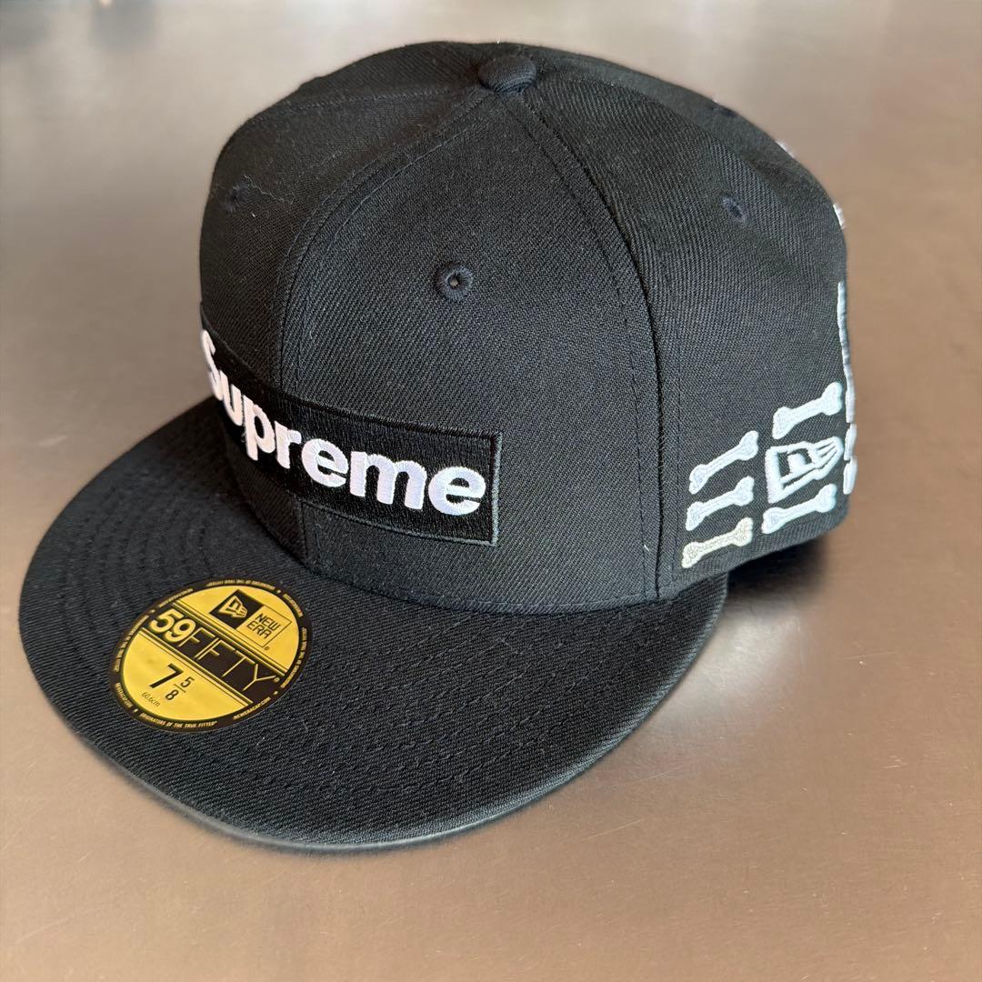 新品 Supreme New Era 25AW Bones Box Logo