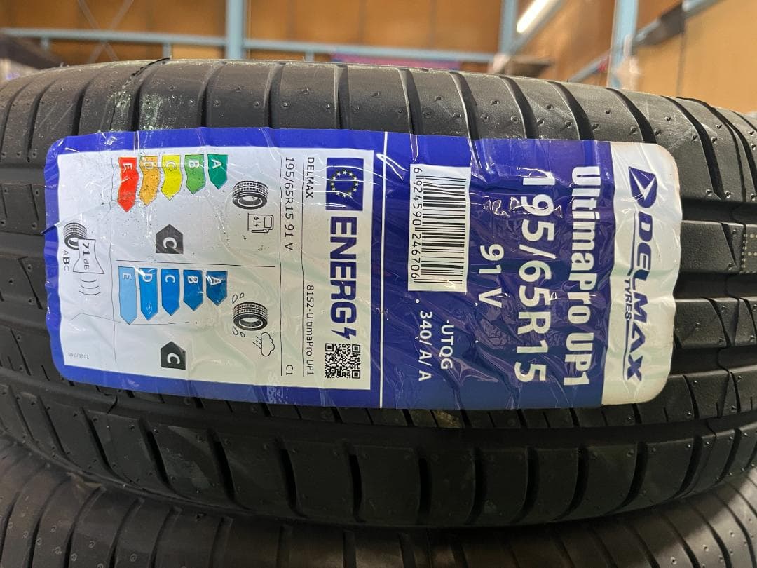 新品 2025年製 DELMAX UltimaPro UP1 195/65R15