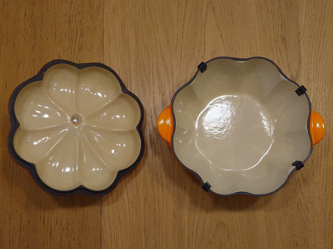 ルクルーゼ　パンプキン　22cm