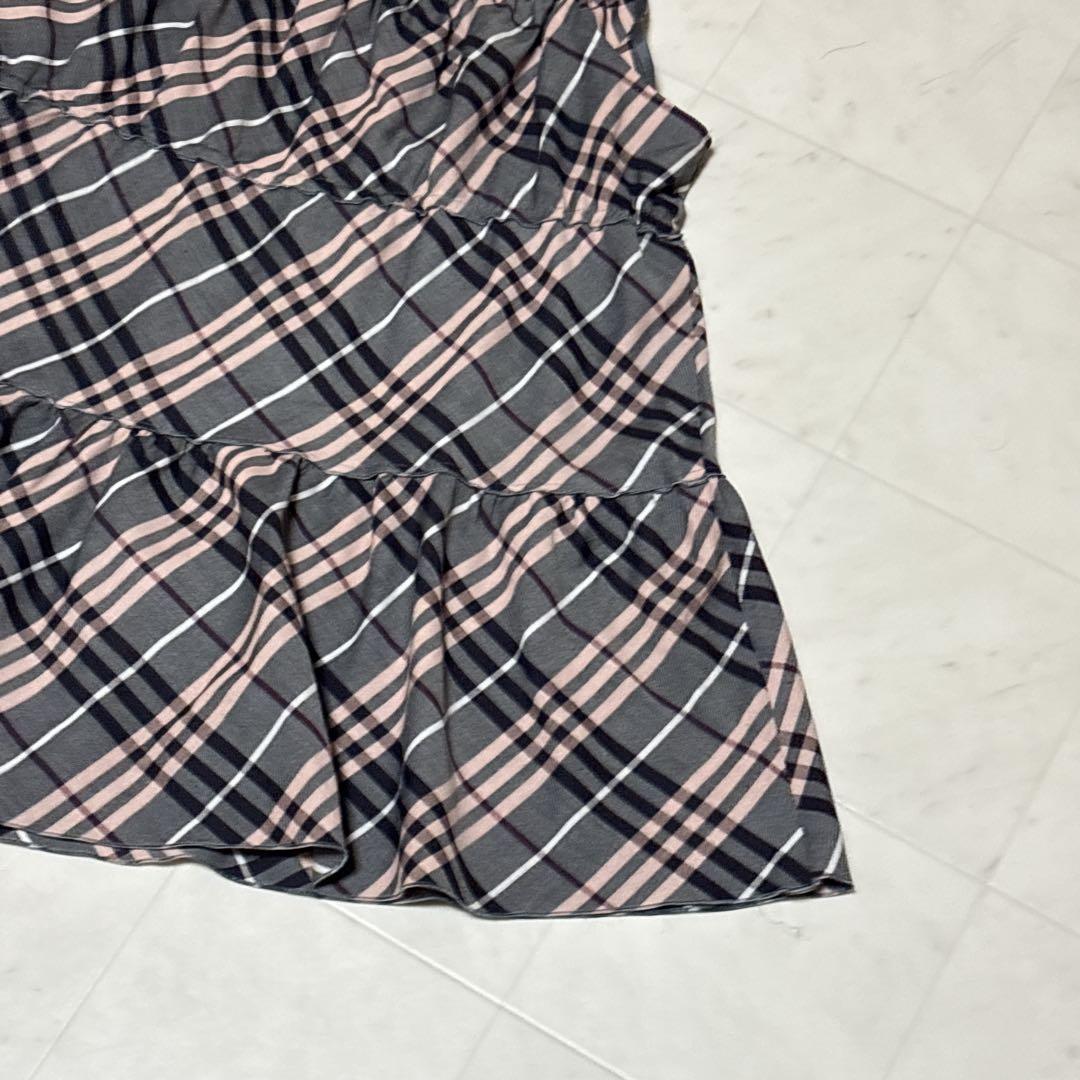 ⭐️BURBERRY LONDON⭐️ブルーレーベル チェック柄キャミソール36