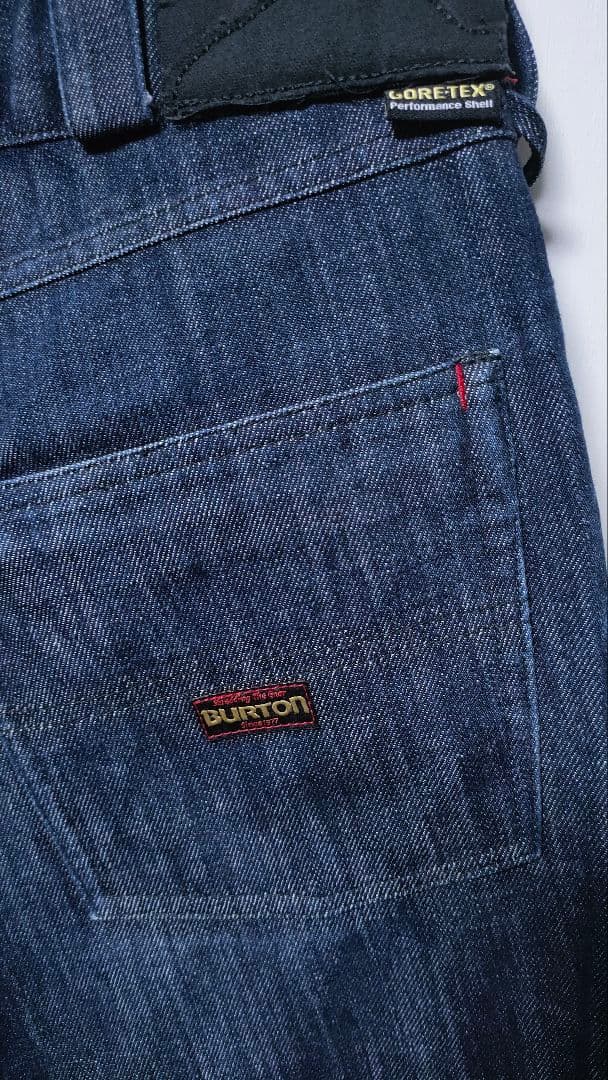 【BURTON バートン】 スノーボードウェアパンツ リアルデニム