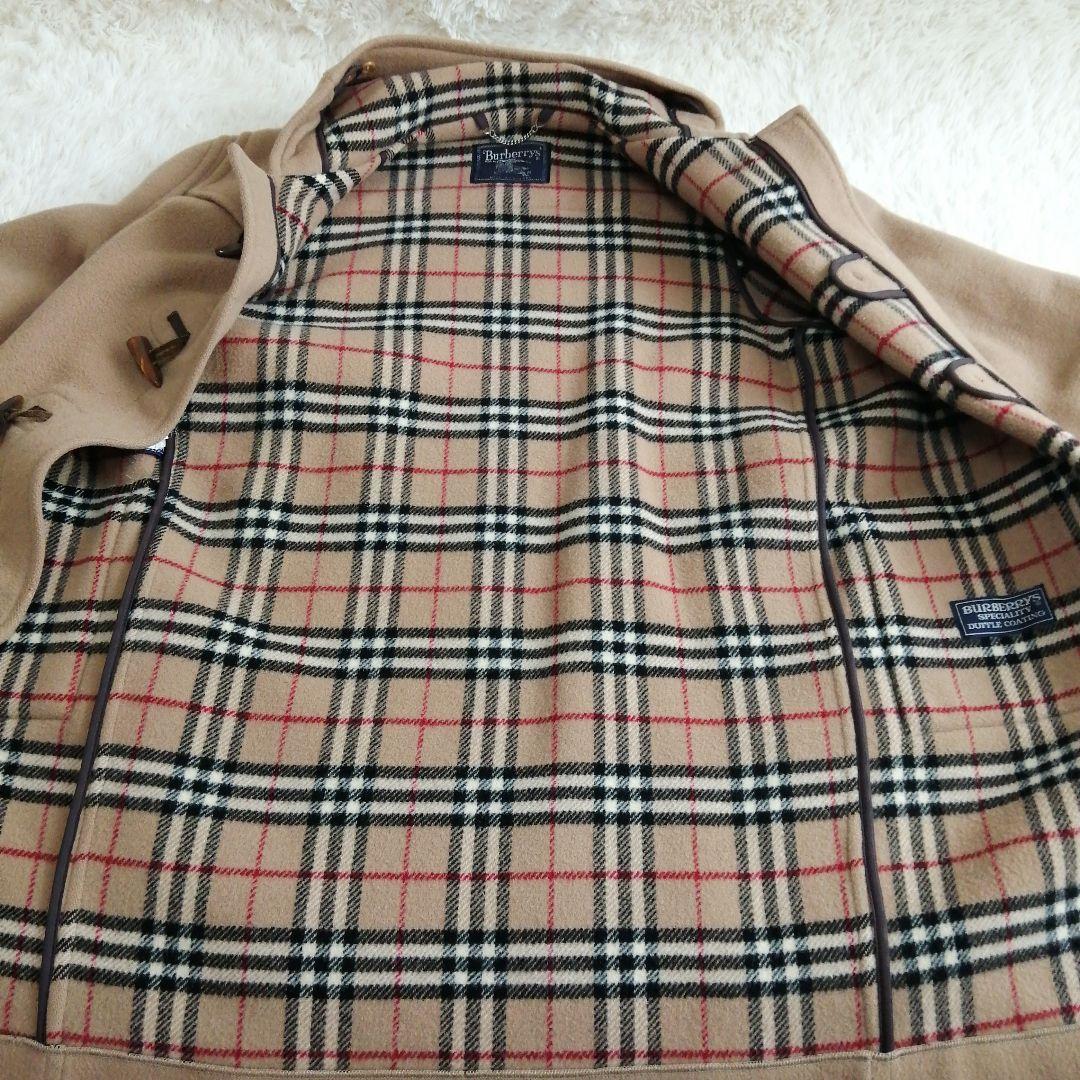 Burberrys ウール100％ ベージュ ダッフルコート ノバチェック