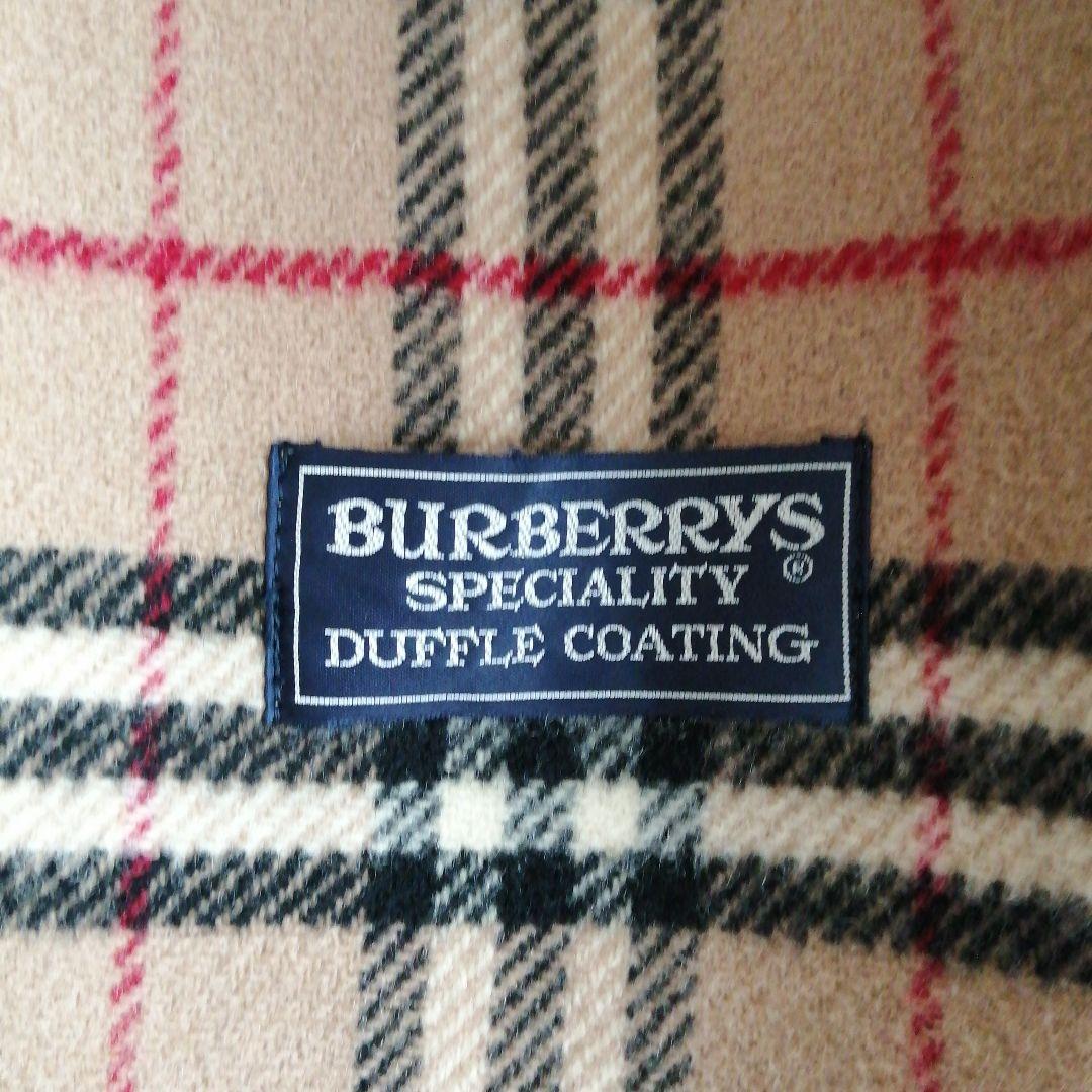 Burberrys ウール100％ ベージュ ダッフルコート ノバチェック