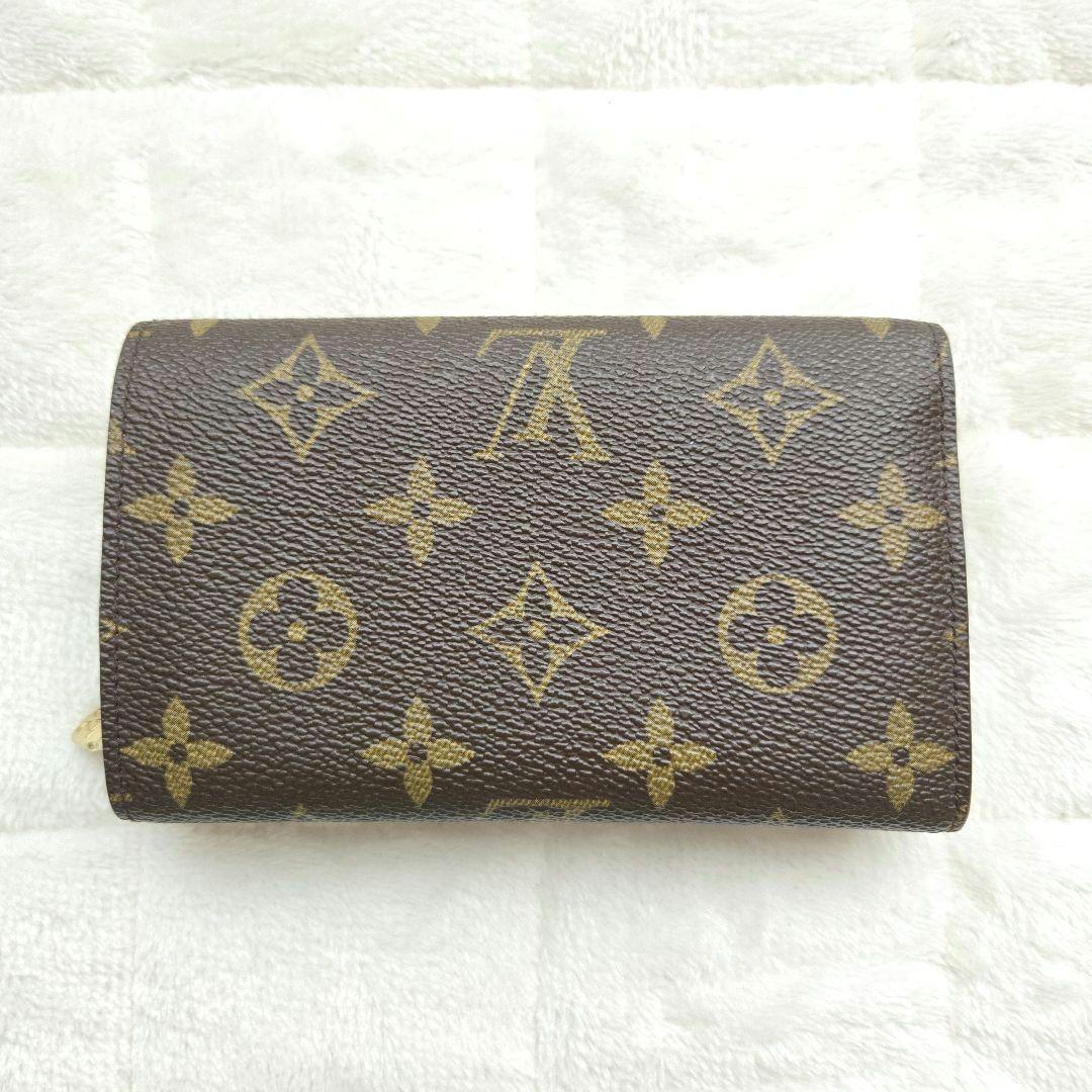 ​LOUIS VUITTON 00s PVC折り財布 トレゾール 茶 エレガンス