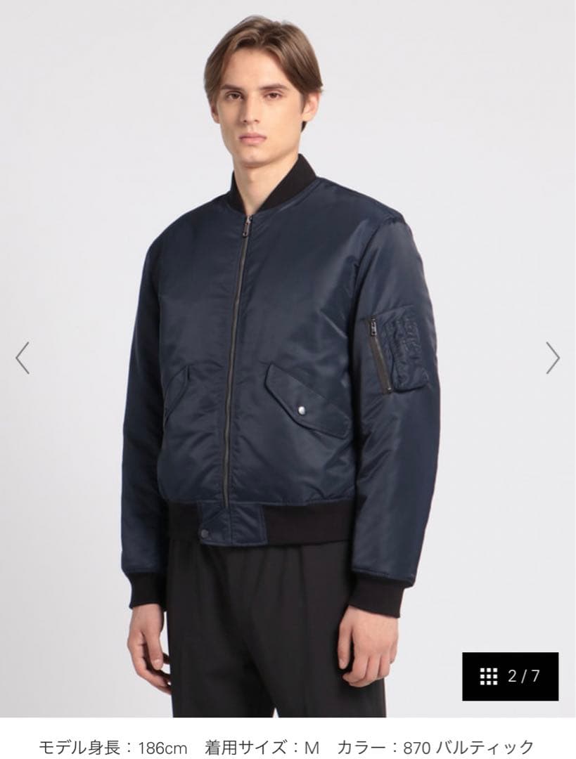 セオリー メンズAero NylonFlight Bomber PF