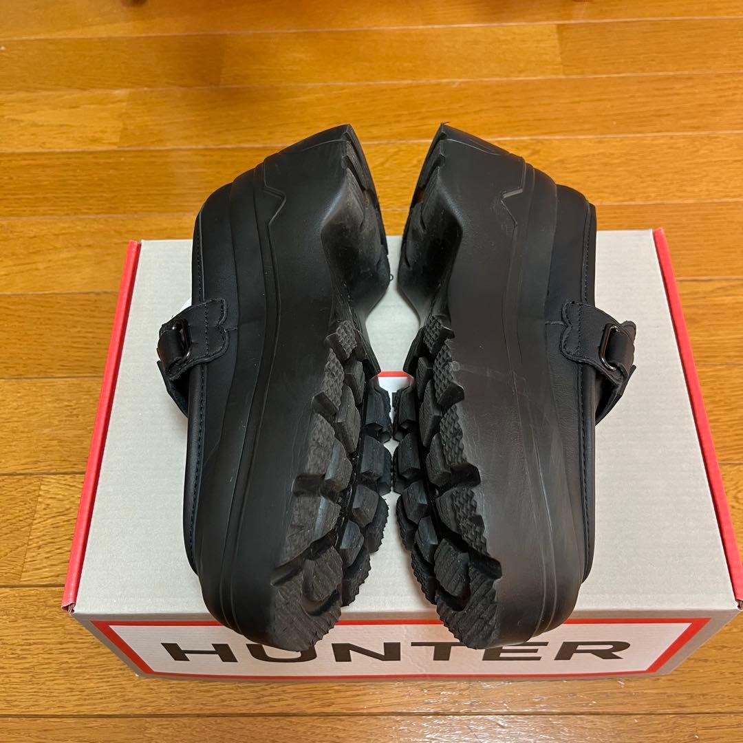 HUNTER リファインド エクスプローラー フラットフォーム ローファー