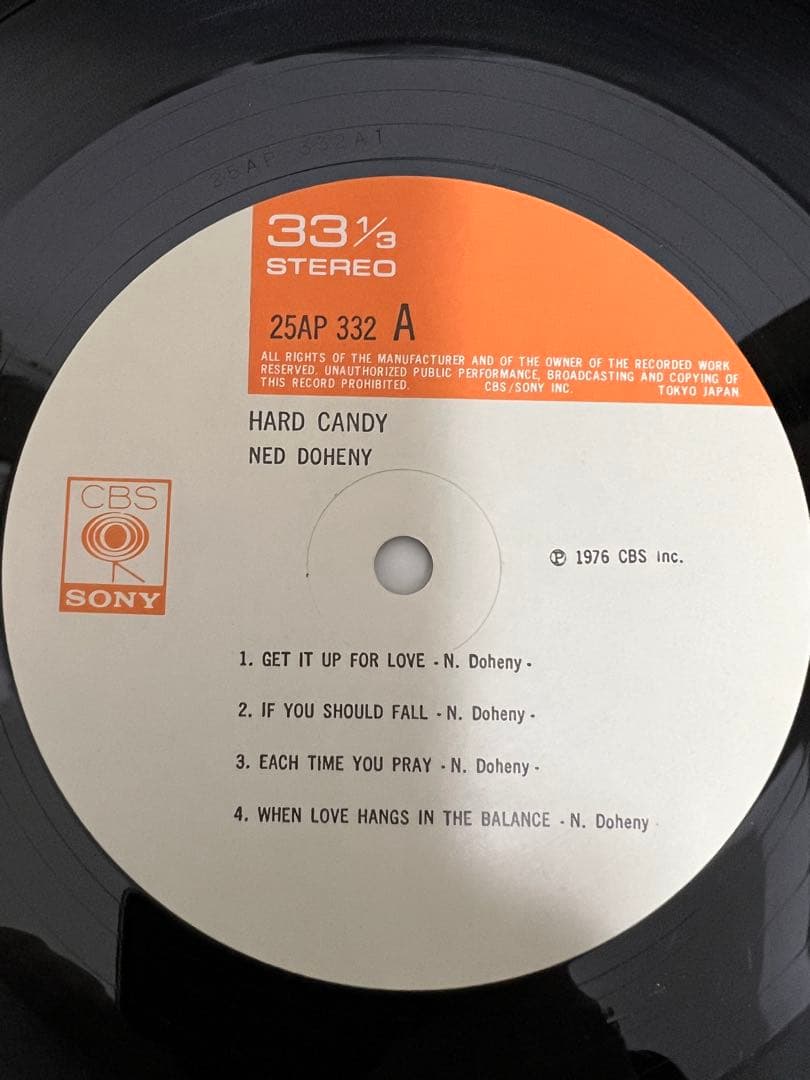※貴重盤 【25AP332JPNオリジナル帯付きレコード】 ネッド ドヒニー
