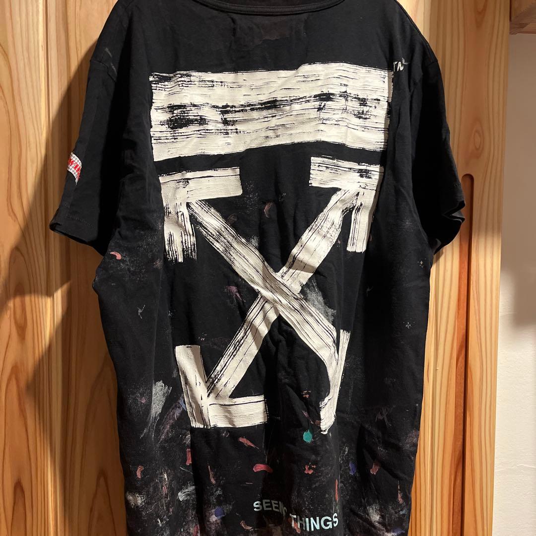 【OFF WHITE】 Tシャツ ギャラクシー