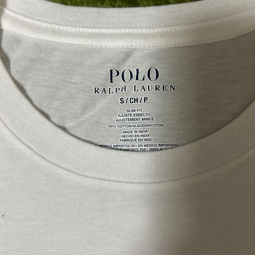 Polo Ralph Lauren ホワイト Tシャツ xsパックT ２枚入り