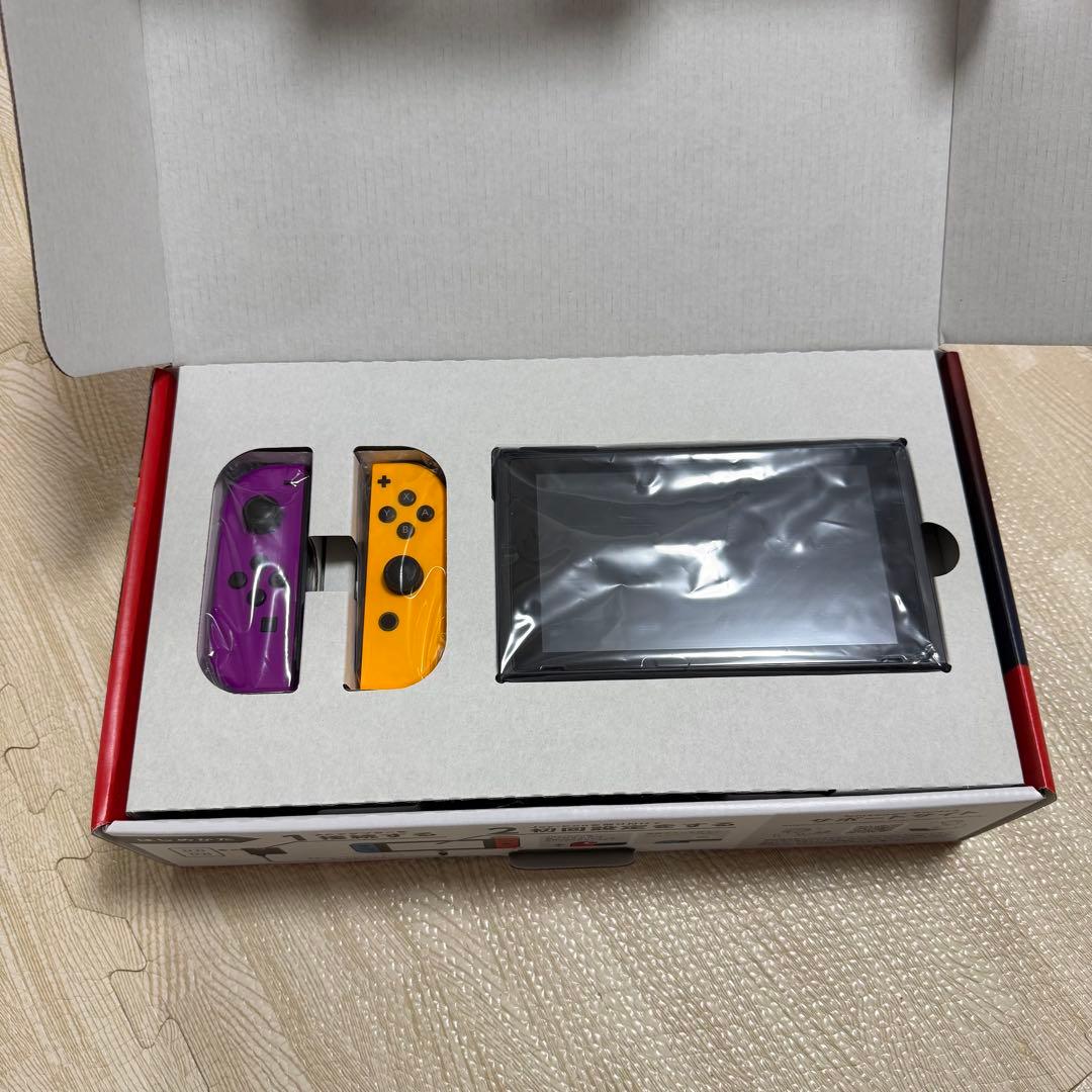Nintendo Switch 本体 バッテリー強化版 ネオンパープル/オレンジ