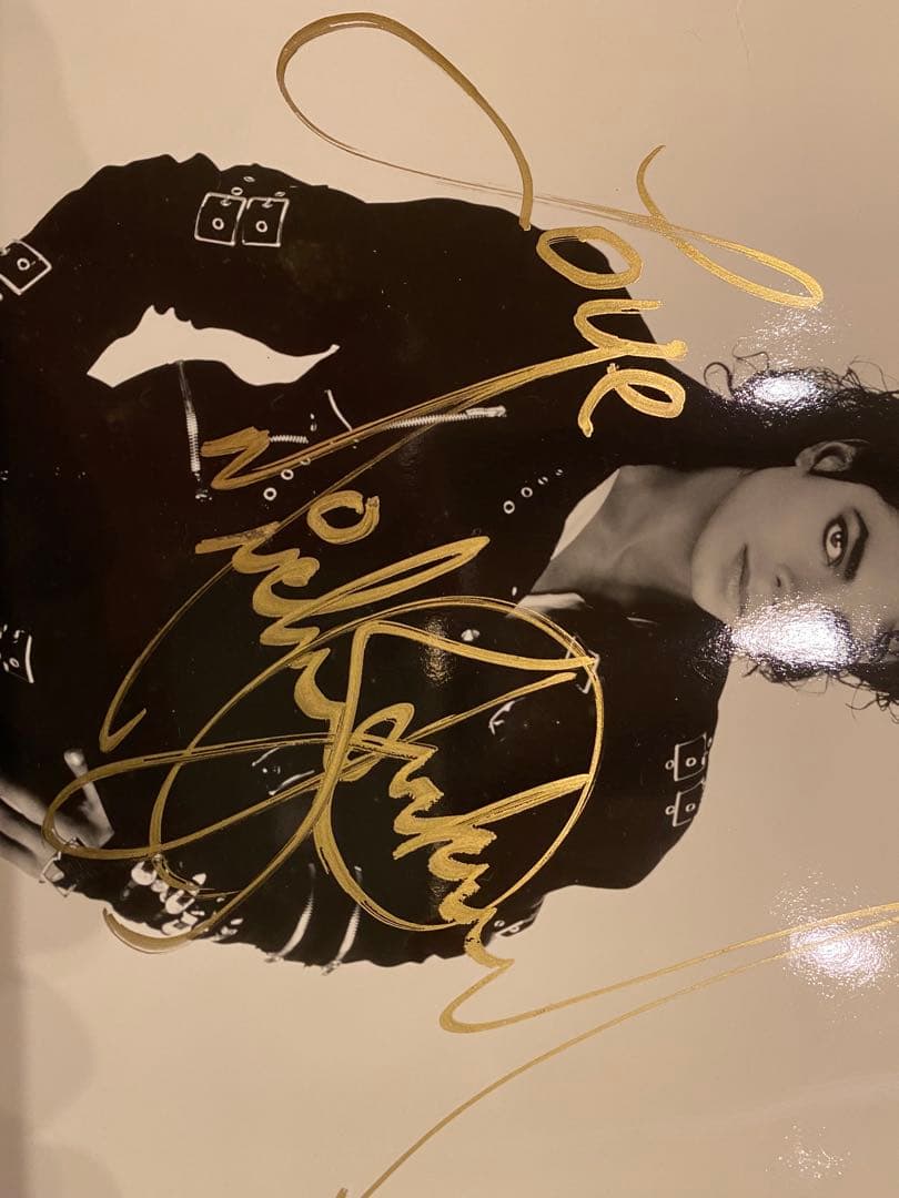 S*a様 貴重　Michael Jackson直筆サイン保証書付き