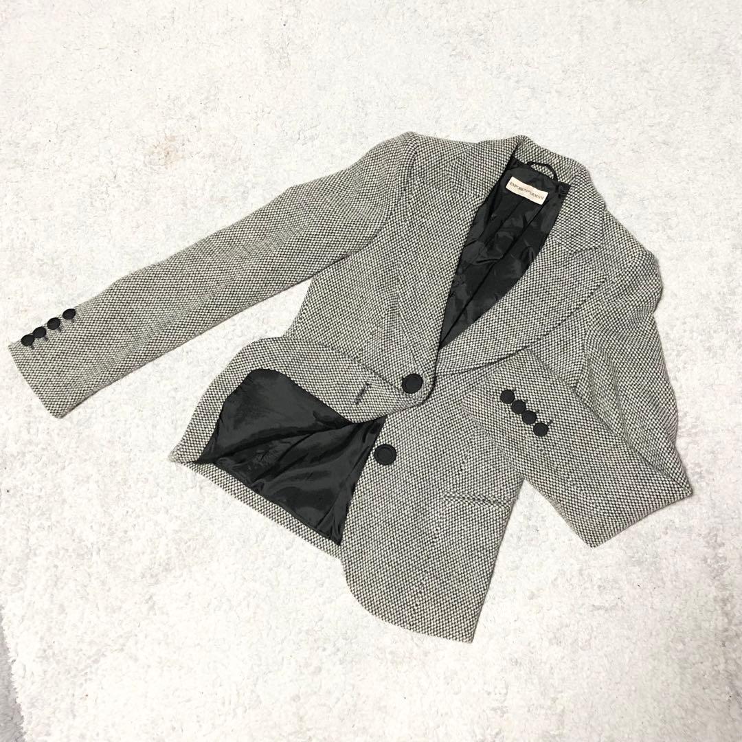 ☆大人気/千鳥格子柄！【EMPORIO ARMANI】アルマーニ　ジャケット